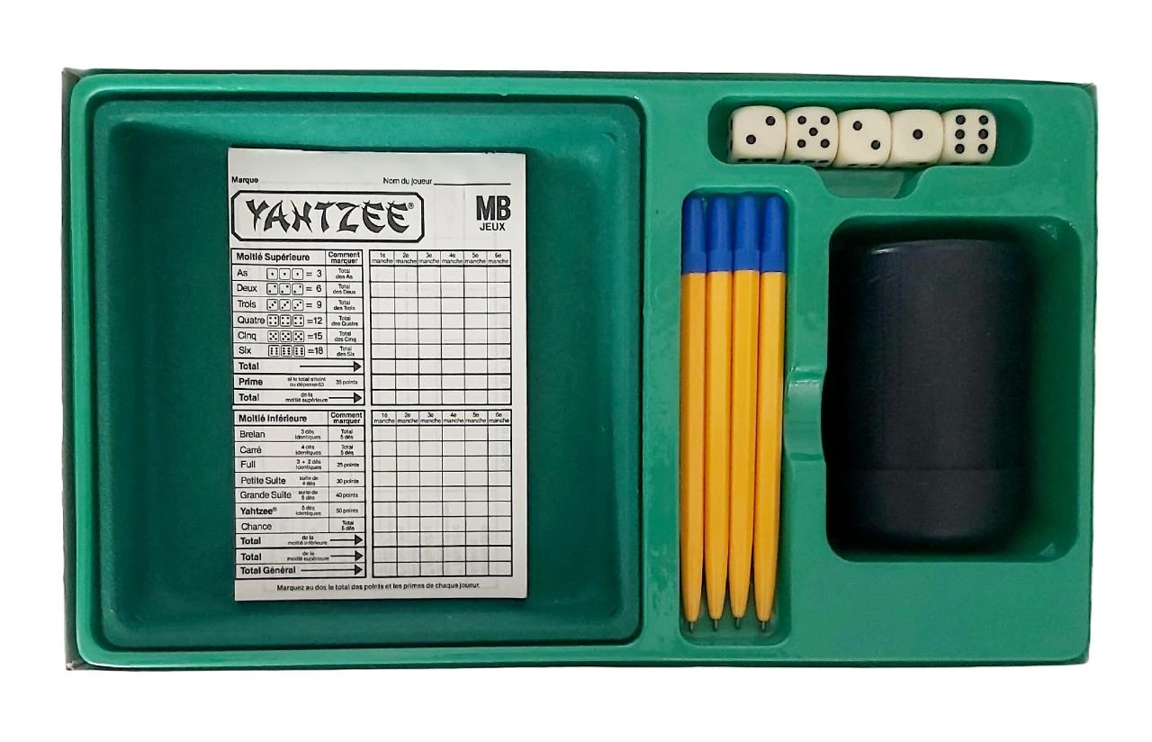 Yahtzee MB Juegos Juego de Dados (1982) Completo – photo 2